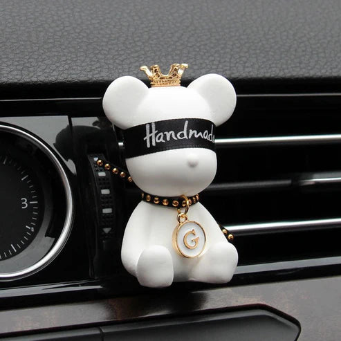 Car Mounted Bear + Perfume Accessories