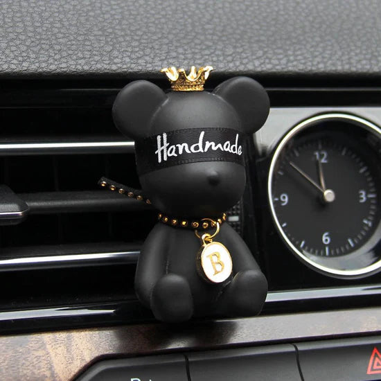 Car Mounted Bear + Perfume Accessories